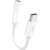 Dudao garso adapterio ausinių adapteris nuo C tipo USB iki mini lizdo 3,5 mm baltas (L16CPo baltas)