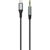 Dudao audio cable Lightning - mini jack 3.5mm 1m pilka (L11PRO)