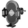 Dudao F2+ smartphone holder for the air vent with clamp - juodas