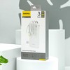 Dudao K11 10000mAh Powerbank with Built-in Cables - Baltas