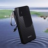 Dudao K11 10000mAh Powerbank with Built-in Cables - Juodas