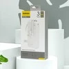Dudao K11 Pro 20000mAh išorinė baterija su integruotais laidais – balta