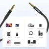 Dudao L12S AUX kabelis mini jack 3.5mm 1m 3-pole stereo – juodos spalvos