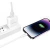 Dudao L2sL USB-A - Lightning 6A kabelis 1.2m - Baltas