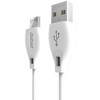 Dudao L4M USB-A - MicroUSB 2.4 A Cable 1m - Baltas