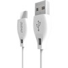 Dudao USB Type C 2.1A 1m baltas cable (L4T 1m baltas)