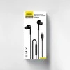 Dudao X3C+ laidinės USB-C į ausis įkišamos ausinės 1.2m – juodos spalvos