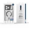 Dux Ducis AIMO Mag dėklas skirtas Apple iPhone 17 Pro suderinamas su MagSafe – juodos spalvos