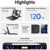 DUX DUCIS dėklas DK sulankstomas su belaide klaviatūra iPad 4/5/6/iPad Pro 11 (2018/2020/2021/2022) juodas