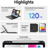 Dux Ducis DK Series dėklas su Bluetooth klaviatūra Apple Apple iPad 10 (2022) - juodos spalvos