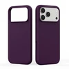 Dėklas DUX DUCIS case PIEL LIQUID SILICONE compatible with MagSafe for iPhone 18 Pro/17 Pro burgundy