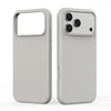 Dėklas DUX DUCIS case PIEL LIQUID SILICONE compatible with MagSafe for iPhone 18 Pro Max/17 Pro Max beige