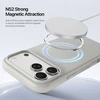 Dėklas DUX DUCIS case PIEL LIQUID SILICONE compatible with MagSafe for iPhone 18 Pro/17 Pro beige