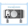 Dėklas DUX DUCIS case YIND compatible with MagSafe for iPhone 17 Pro Max / 18 Pro Max (Open Ring Version) juodas