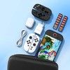„Dux Ducis Nintendo Switch 2“ dėklas su rankena ir žaidimų skyriais – juodas