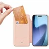 DUX DUCIS piniginės dėklas SKIN PRO, skirtas IPHONE 17, rožinis