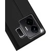 Dux Ducis Skin Pro Realme GT Neo 5 / Realme GT3 atverčiamas Card Wallet su stoveliu dėklas telefonui juodos spalvos