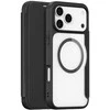 Dux Ducis Skin X Pro dėklas skirtas Apple iPhone 17 Pro with Wallet, MagSafe Compatible – juodos spalvos