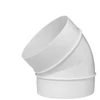 Ventiliacijos alkūnė EUROPLAST AL100-45, D100 45°
