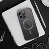 OEM dėklas, skirtas iPhone 12 PRO, Electro Mag dėklas, suderinamas su MagSafe juodas
