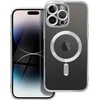 OEM dėklas, skirtas iPhone 16, Electro Mag dėklas, suderinamas su MagSafe sidabrinis