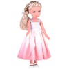 Jokomisiada Elegant Stylish Doll in Hat with Long Skirtas šviesiems plaukams Hair ZA5314