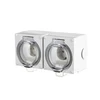 Elektro Plast 2XSOCKET OYSTER IP66 16A/250V Pilkas