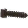 Elematic Kabelio raištelio sieninis kištukas, 10 mm, juodas