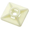 Elematic Kabelių raištelių pagrindas, lipnus, 4,8 mm, baltas