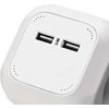 Emos EXTENSION 4SOCKETS Baltas 2XUSB-A 1.9M