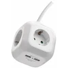 Emos EXTENSION 4SOCKETS Baltas 2XUSB-A 1.9M
