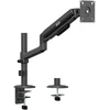 Laikiklis „Ergo Office“ monitoriaus laikiklis/pakabiklis, dujinė spyruoklė, 17"-32", 1-10 kg, matinės juodos spalvos, maks. VESA 100x100, ER-691 B