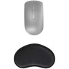 Oem Ergonomic wrist pad 130 x 78 x 25 mm juodas