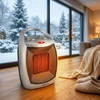 ESPERANZA Heater fan electric nza EHH006 1500W 3 heating levels juodos spalvos sidabrinis