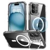 ESR Classic Hybrid (HaloLock) dėklas su stovu iPhone 16 Plus (skaidrus)