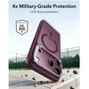 Dėklas ESR Classic Hybrid Kickstand MagSafe case for iPhone 18 Pro Max / 17 Pro Max - dark cherry matte