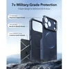 Dėklas ESR Cyber ​​Tough Kickstand MagSafe Case for iPhone 18 Pro / 17 Pro - Navy Mėlyna