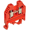 Pliusinis gnybtas ETI DIN, 4 mm², 2 viet., 32 A, raudonas