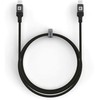 Evelatus FlexCharge USB-C USB-C 2m 60W Pītā Kabeļa Melns