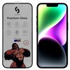 Evelatus iPhone 14/13/13 Pro/16e/SE4 Privātuma Gorilla Stikla Ekrāna Aizsargs Pilns Pārklājums Pret Statiku