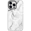 Dėklas Evelatus iPhone 15 Pro Max PC+TPU ar MagSafe pielāgotu marmora baltu druku