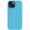 Dėklas Evelatus iPhone 15 Silikona Vāks MagSafe Mīkstā Tauste Cyan Zils
