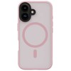 Evelatus iPhone 16 hibrīdais apvalks MagSafe PC + TPU rozā