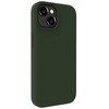 Dėklas Evelatus Premium Mīksta pieskāriena silikona aizmugures maks-apvalks priekš iPhone 15 Olīvju zaļa