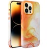 Dėklas Evelatus Premium Silikona Vāciņš iPhone 15 Pro Ar Personalizētu Oranžu Druku Mīksta Pieskāriena Apdare Slim Šoka Pretestība