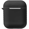 Dėklas Evelatus Silikona Vāks AirPods 1/2 Melns (EAC05)