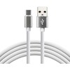 everActive kabelis USB-C 1m - Baltas, silikonas, greitas įkrovimas, 3A - CBS-1CW