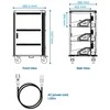 Ewent EW1701 portable device management cart/cabinet Portable device management cabinet Juodas, Pilkas