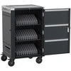 Ewent EW1701 portable device management cart/cabinet Portable device management cabinet Juodas, Pilkas