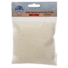 Fake snow Decoris Glitter. 18 cm. 0.3 l. baltas col.